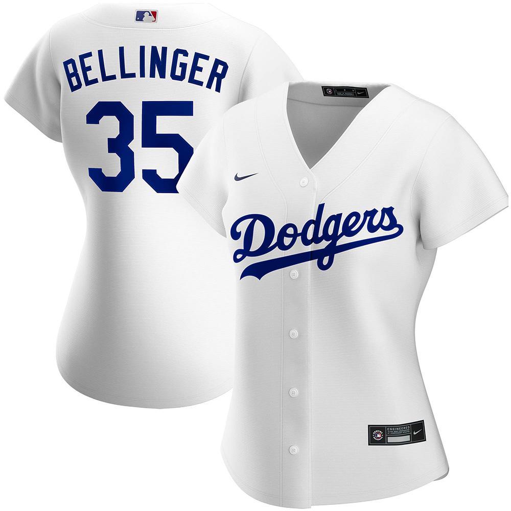 Womens Los Angeles Dodgers Cody Bellinger Cool Base Replica Jersey White